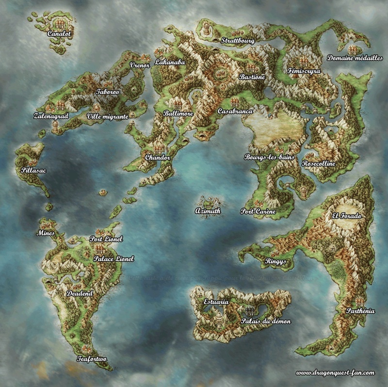 Dragon Quest IV  MAP