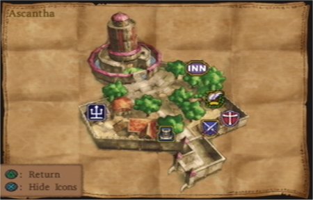 Dragon Quest Carte Ascantha