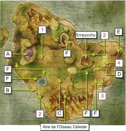 Dragon Quest Carte Region de Empycchu