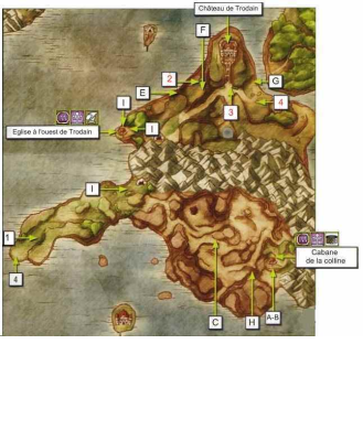Dragon Quest Carte Region de Trodain