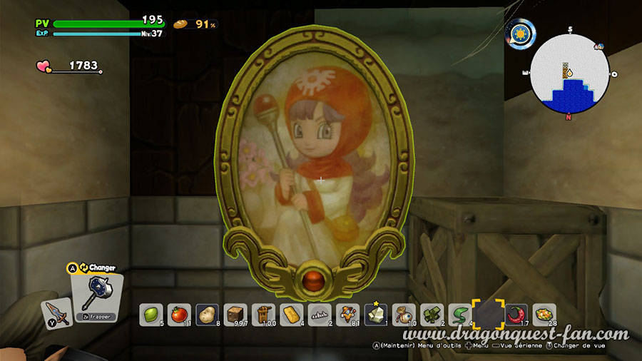 Dragon Quest Builders 2 Portrait de princesse